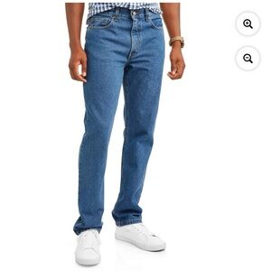 NWT George Men's Regular Fit Jeans 42x32 Medium Wash